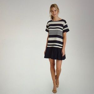 Mixed media t- shirt dress